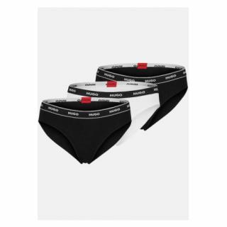 Nohavičky HUGO 3-pack Brief Stripe black/white