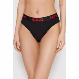 Nohavičky HUGO Thong Sporty Red Label black