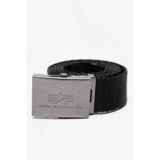 Opasok ALPHA INDUSTRIES Heavy Duty Belt Black