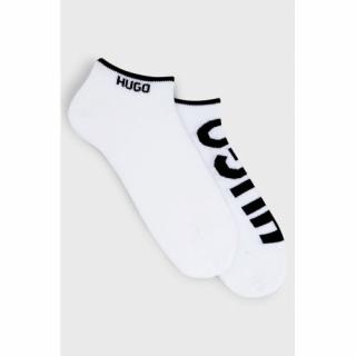 Ponožky HUGO 2-pack Ankle Logo white