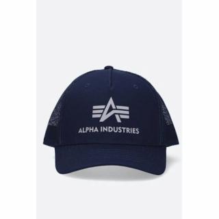 Šiltovka ALPHA INDUSTRIES Basic tmavomodrá