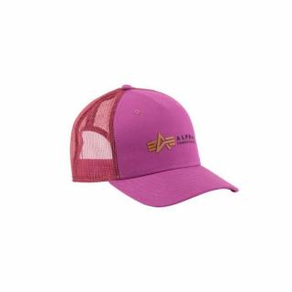 Šiltovka ALPHA INDUSTRIES Label magenta