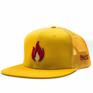 Šiltovka BE52 Snapback Flame Yellow