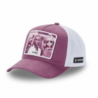 Šiltovka CAPSLAB Barbie Suede pink