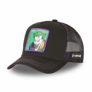 Šiltovka CAPSLAB Dc comics Joker black/purple