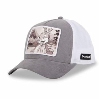Šiltovka CAPSLAB Looney Tunes Bugs Bunny Suede grey