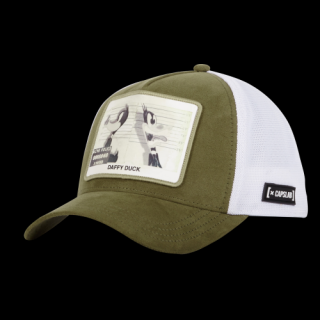 Šiltovka CAPSLAB Looney Tunes Daffy Suede green