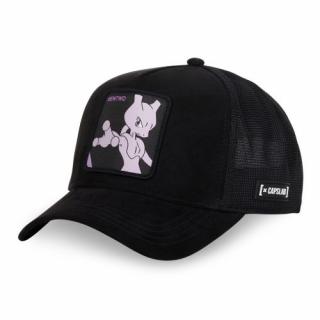 Šiltovka CAPSLAB Pokemon Suede Mewtwo black