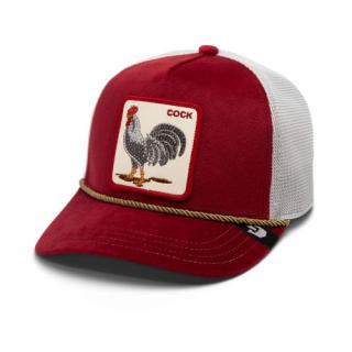 Šiltovka GOORIN BROS. Rhinestone Rooster red