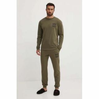 Tepláková súprava HUGO L-spray Logo khaki
