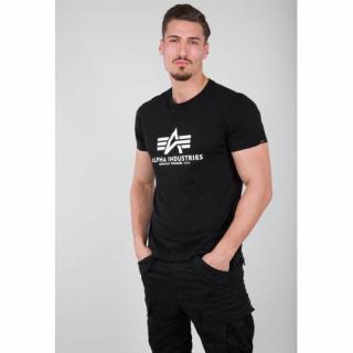Tričko ALPHA INDUSTRIES Basic black