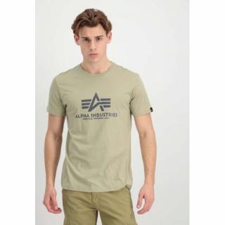 Tričko ALPHA INDUSTRIES Basic olive