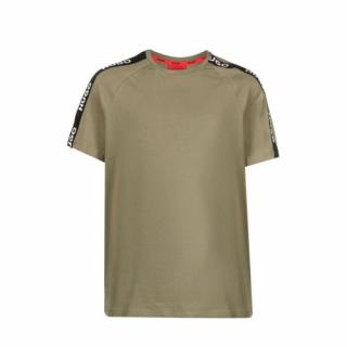 Tričko HUGO Sporty Logo khaki