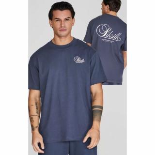 Tričko SIKSILK Graphic Tshirt navy
