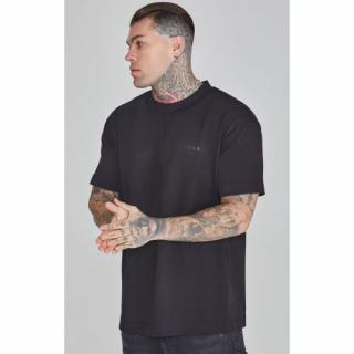 Tričko SIKSILK Oversized T-shirt black