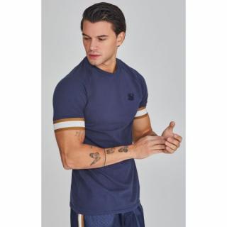 Tričko SIKSILK Tech Tee navy