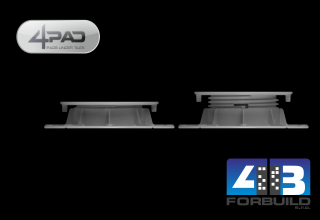 4PAD EASY E2 - terč pod dlažbu nastaviteľný ( 36 - 51 mm)