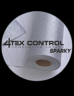 4TEX CONTROL SPARKY 2 - elektricky vodivá, detekčná ALU fólia s PP texíliou z oboch strán
