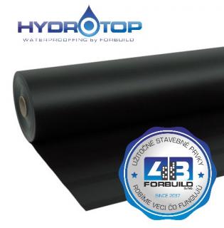 HYDROTOP BLACK  10 - Hydroizolačná zemná mPVC fólia hr. 1,00 mm