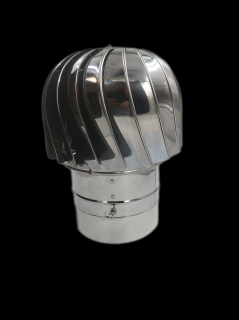 Ventilačná a komínova turbína 4VENT - FORVENT EASY 150 ( nerezová ) (Nerezová ventilačná a komínova turbína  4VENT - FORVENT EASY 150 , s odnímateľnou hlavicou pre revíziu a údržbu potrubia. Turbína je bez základne a je vhodná aj do agresívneho prostredia