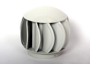 Ventilačná rotačná hlavica SEWERVENT 150 mm - svetlo sivá (Ventilačná rotačná hlavica SEWERVENT 150 z vyskooakostného UV odolného ABS polyméru ( priemer 150mm) - svetlo sivá RAL 9002)
