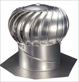 Ventilačná turbína AIRHAWK 14 /355mm ( komplet ) (Venilačná turbína s nastaviteľným krkom a podstavou. 14  / 355mm)