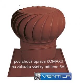 Ventilačná turbína VENTILA VIV 14 /355mm ( komplet ) lakovaná KOMAXIT - RAL (Celohliníová venilačná turbía s nastaviteľným krkom a podstavou. 14  / 355mm lakovaná KONAXIT - RAL)