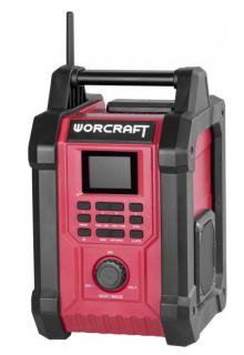 Rádio Worcraft CBTS-S20LiH, DAB+FM, 20V, Bluetooth, AUX, 2x15W | Worcraft