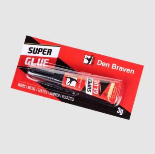 Sekundové lepidlo SUPER GLUE | Tuba | Den Braven