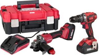 Set Worcraft XCUBE001 ShareSYS Toolbox, skrutkovač CHD-S20LiBA +brúska CAG-S20LiBS-125 mm | Worcraft