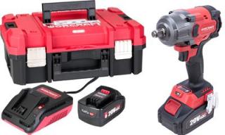 Set Worcraft XCUBE006 ShareSYS Toolbox, uťahovák 850 Nm, 2x 4.0 Ah akumulátor, 1x nabíjačka | Worcraft