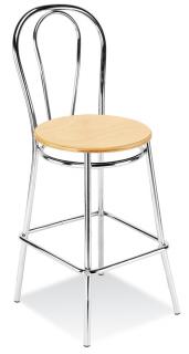 Barová stolička Tulipan wood Hocker