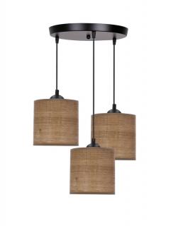 Candellux - Závesná lampa Legno 3x40W