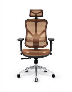 Diablo Chairs - Ergonomické kreslo Diablo V-Basic: čierno-oranžová