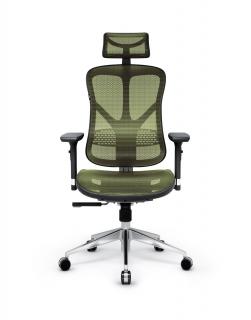 Diablo Chairs - Ergonomické kreslo Diablo V-Basic: čierno-zelená