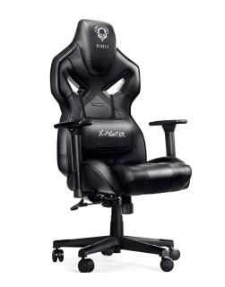 Diablo Chairs - Herné kreslo Diablo X-Fighter Normal čierno-čierne