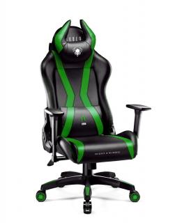 Diablo Chairs - Herné kreslo Diablo X-Horn 2.0 Normal: čierno-zelené
