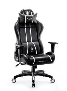 Diablo Chairs - Herné kreslo Diablo X-One 2.0 King: čierno-biele