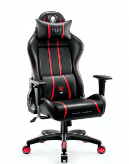 Diablo Chairs - Herné kreslo Diablo X-One 2.0 Normal: čierno-červené