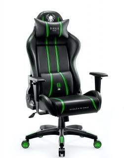Diablo Chairs - Herné kreslo Diablo X-One 2.0 Normal: čierno-zelené
