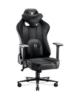 Diablo Chairs - Herné kreslo Diablo X-Player 2.0 King: Čierno-čierne