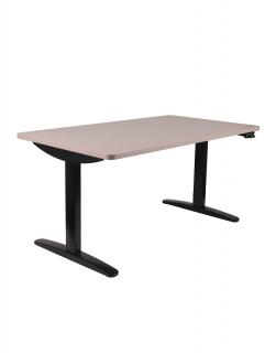 Grospol - Nastaviteľný písací stôl Alto 102 Black 120 cm