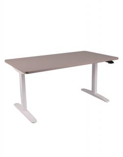 Grospol - Nastaviteľný písací stôl Alto 102 White 160 cm