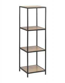 Knižnica Seaford 37x119,5 cm divoký dub (80037)