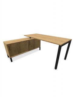 Písací stôl CS5040 4-L 160 cm so sideboardom
