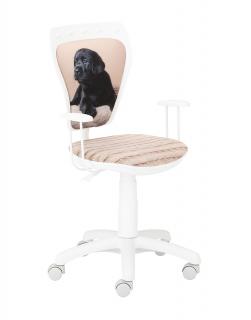 Stolička Ministyle biela Labrador