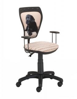 Stolička Ministyle čierna Labrador