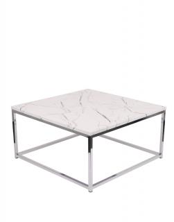 Stolička24.sk - Konferenčný stolík Prado white/chrom