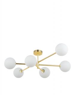TK-Lighting - Stropná lampa Sarius Gold 6