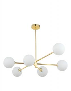 TK-Lighting - Vysoká stropná lampa Sarius Gold 6
